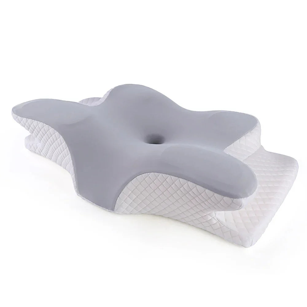 Decobites Memory Foam Butterfly Neck Pillow for Pain Relief and Relaxation