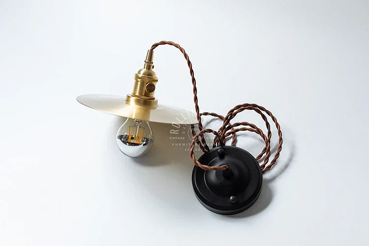 DecorBites™ Brass Chandelier: American Industrial Style for Bar, Cafe, Restaurant, Corridor Lighting