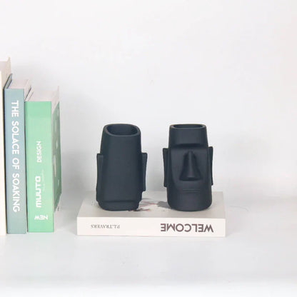 DecorBites™ Desktop Organizer Pen Glasses Makeup Holder Character Statue Resin Ornaments