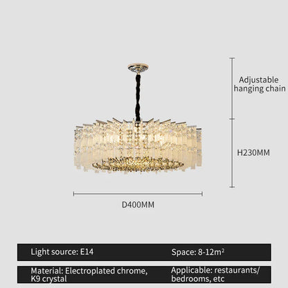 DecorBites™ Crystal Light: Modern Elegant Lighting for Living Room, Dining Room, Bedroom