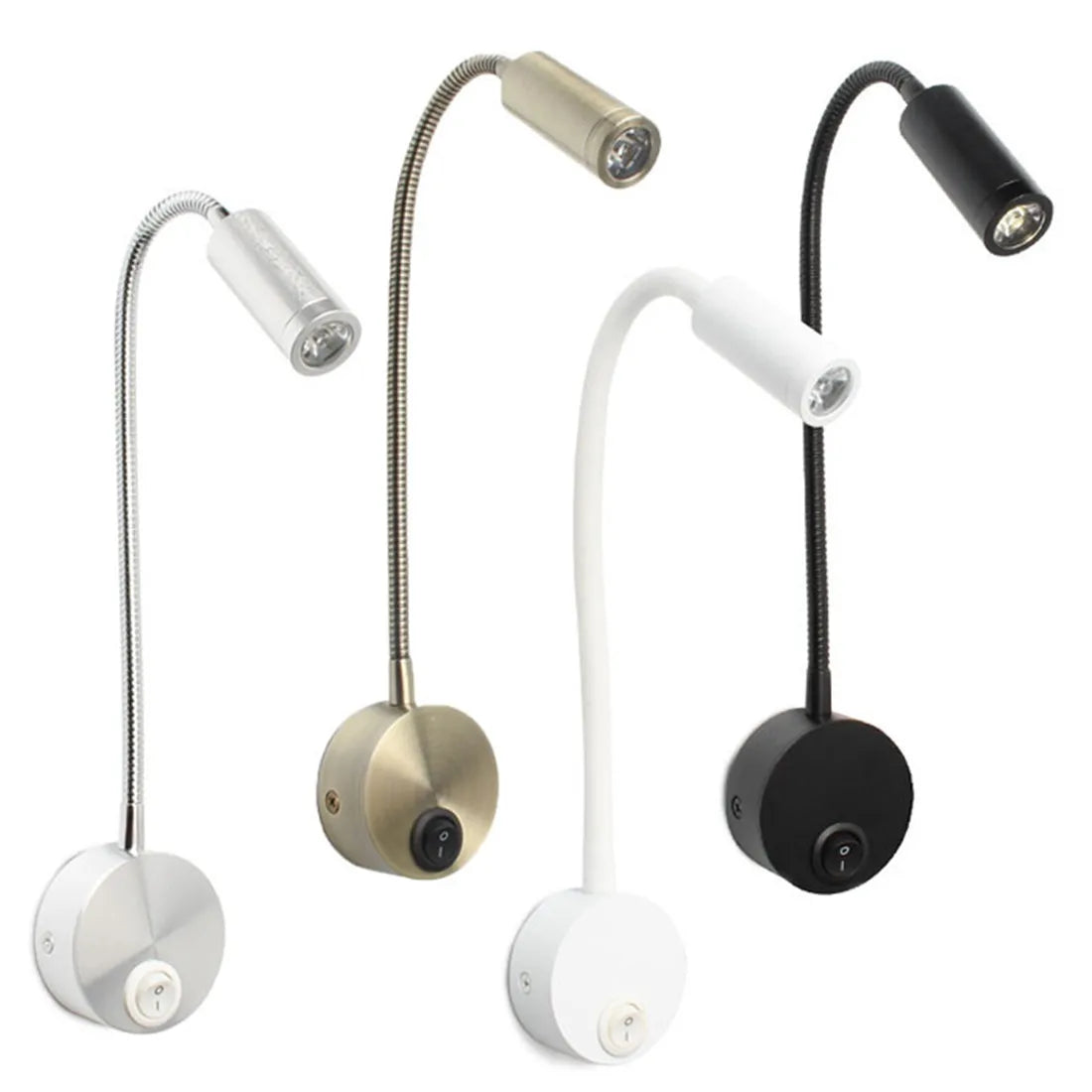 DecorBites™ LED Bedside Wall Sconce Reading Lamp 3W Spot Light Fixture