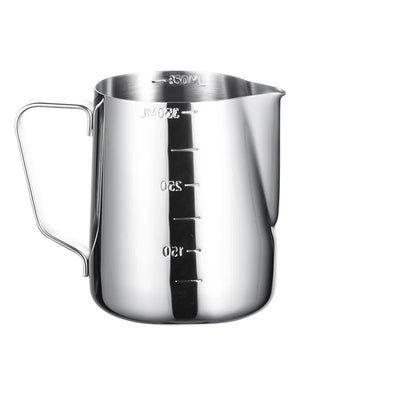 DecorBites™ Latte Art Cup with Pull Needle, Measuring Scale, Milk Frother, Garland Mug