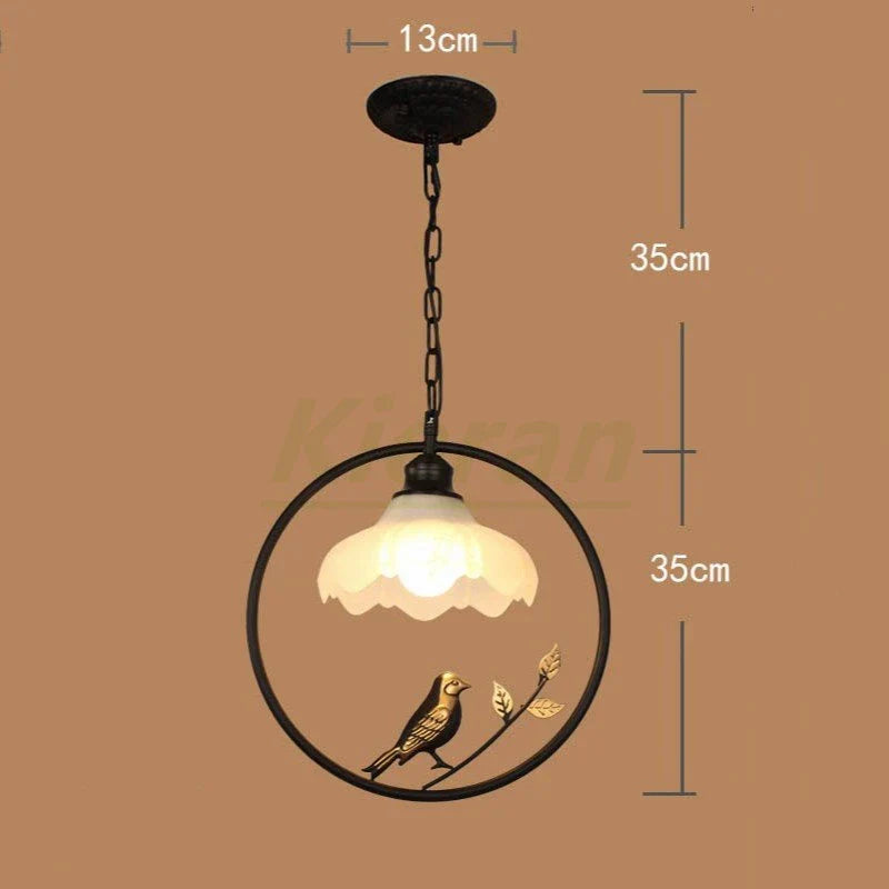 DecorBites™ Birdcage LED Chandelier: Modern Resin Pendant Lights for Bedroom, Living Room, and Restaurant