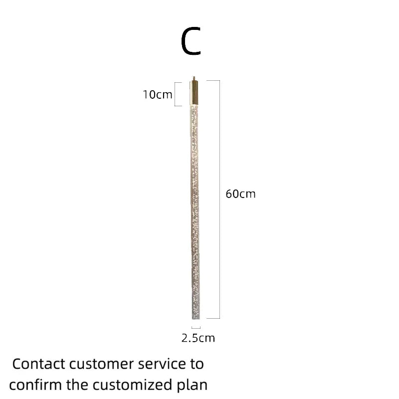 DecorBites™ Large Luxury Crystal LED Chandelier for Living Room - Custom Hanging Lamps