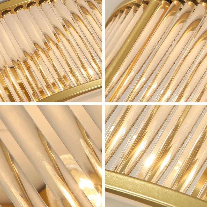 DecorBites™ Crystal LED Ceiling Lamp for Luxury Living Room and Bedroom Lighting