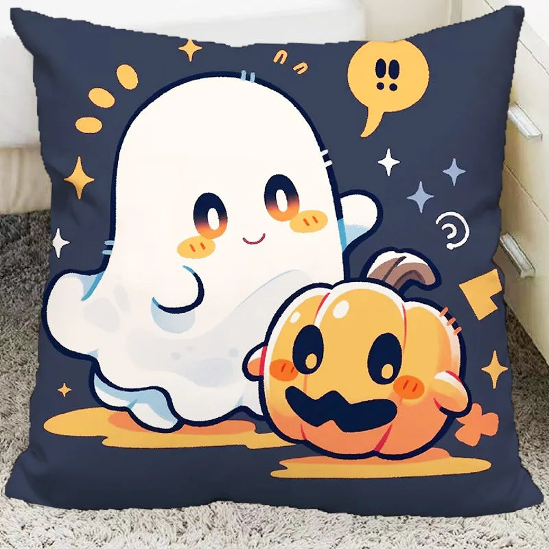 DecorBites™ Halloween Plush Cartoon Pillow for Living Room and Bedroom, Festive Decoration