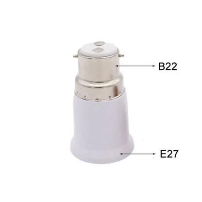DecorBites™ B22 to E27/E14 to E27 Lamp Base Converter- Home Light Socket Adapter
