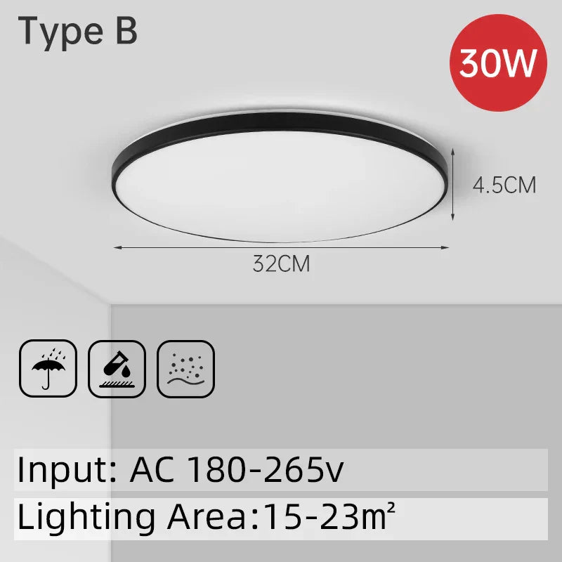 Decorbites™ LED-Deckenleuchter-Paneelleuchte für Heimdekoration und Beleuchtung
