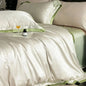 Decobites Luxe Eucalyptus Bedding Set in Black/Gold - Silky Soft & Skin-friendly