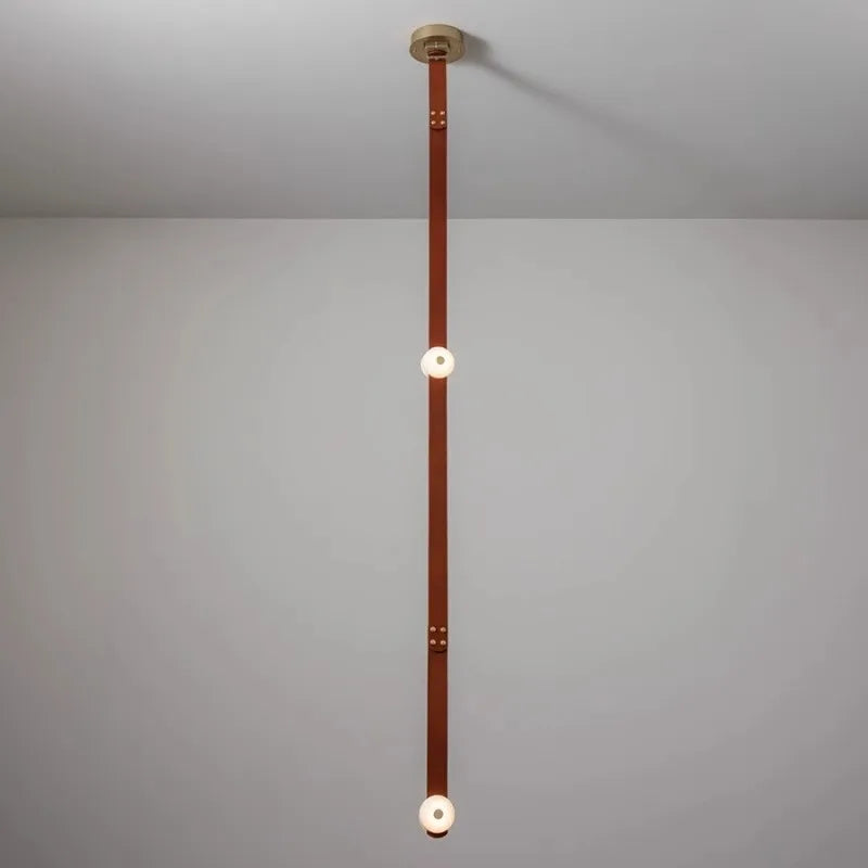Luces de techo de mármol en cuero Decorbites™ - Lámpara colgante ajustable para comedor y dormitorio