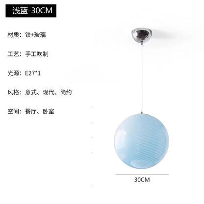 DecorBites™ Glass Pendant Lights LED E27 for Dining Room Bedroom