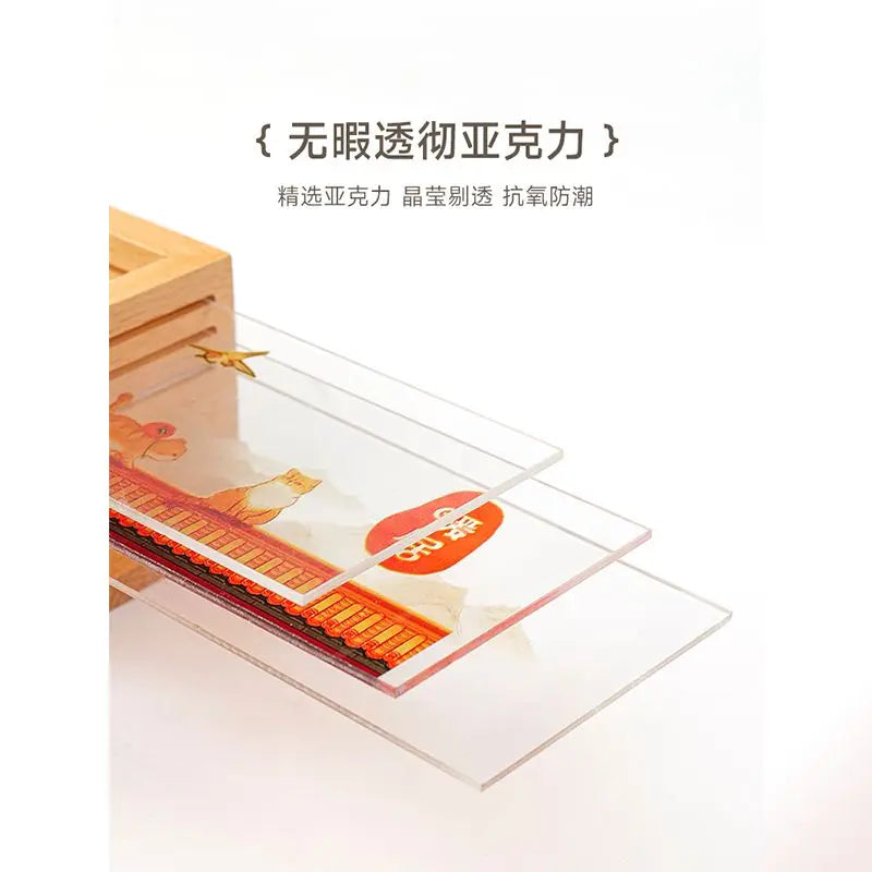 DecorBites™ Chinese Wind Lamp Tabletop Painting Creative Night Light Bedroom Decor