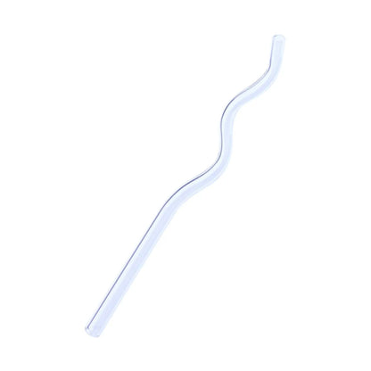 DecorBites™ Glass Straws Set - Eco-Friendly Reusable Colorful Drinking Tubes