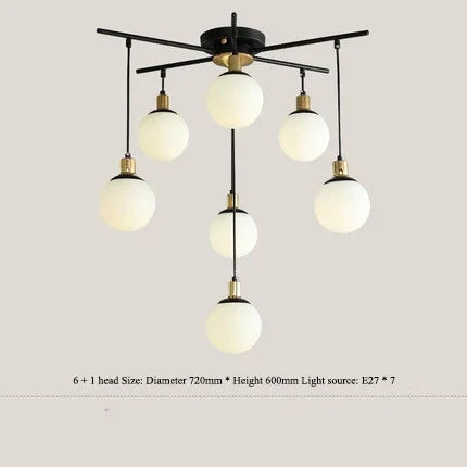 ثريا DecorBites™ المصنوعة من جزيئات كرات الزجاج الفني لغرفة المعيشة، وغرفة الأطفال، وغرفة الدراسة، وديكور المنزل