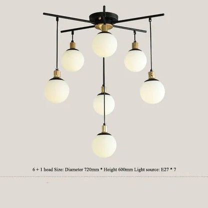 ثريا DecorBites™ المصنوعة من جزيئات كرات الزجاج الفني لغرفة المعيشة، وغرفة الأطفال، وغرفة الدراسة، وديكور المنزل