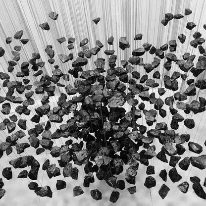 Lámpara de araña de cristal de lujo DecorBites™: Iluminación LED moderna para escaleras y vestíbulos con diseño para pasillos largos