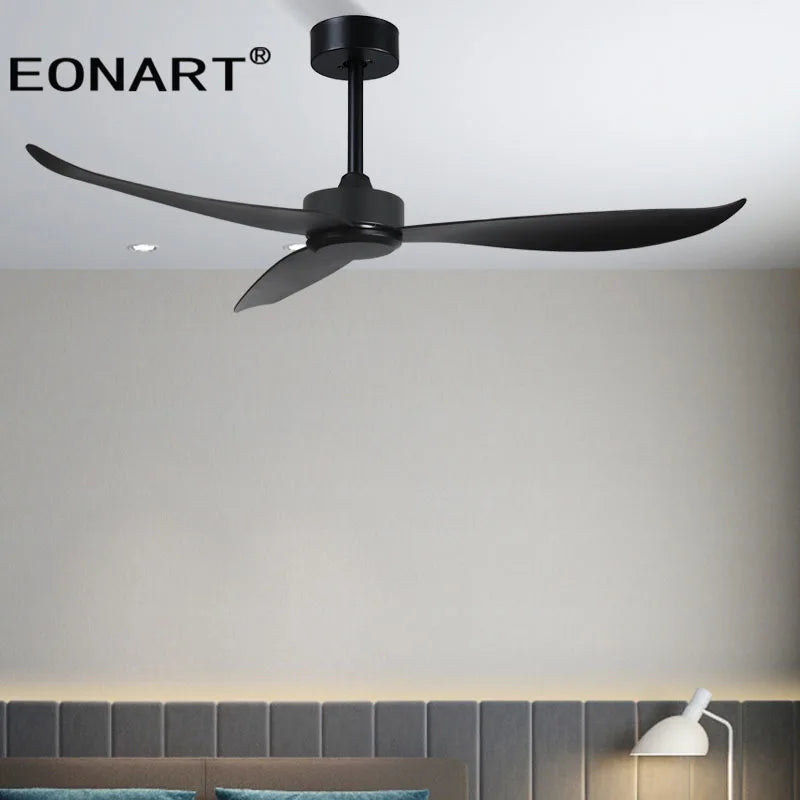 DecorBites™ 52" Plastic Blade Ceiling Fan with Remote Control for Bedroom