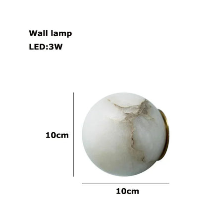 Lámpara de araña LED DecorBites™ cromada dorada para comedor - Diseño mármol 2025