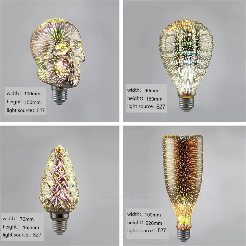 Modern Firework Table Lamp