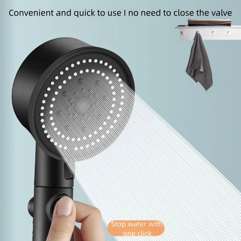 DecorBites™ High Pressure Hand-held Showerhead Kit for Bathroom Essentials