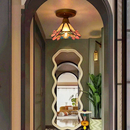 DecorBites™ Colorful Glass LED Ceiling Lamp Modern Style Light Fixture