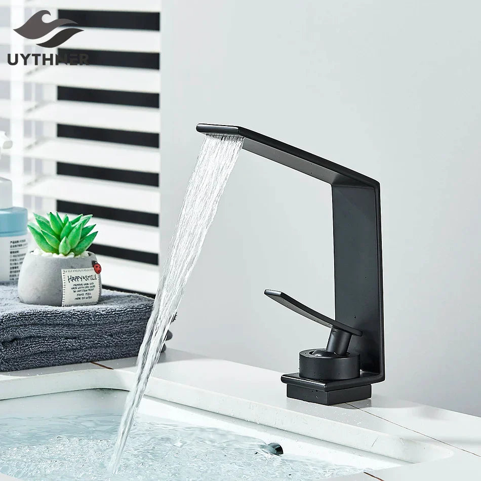 DecorBites™ Basin Faucet: Bathroom Vessel Mixer Tap for Hot and Cold Water.