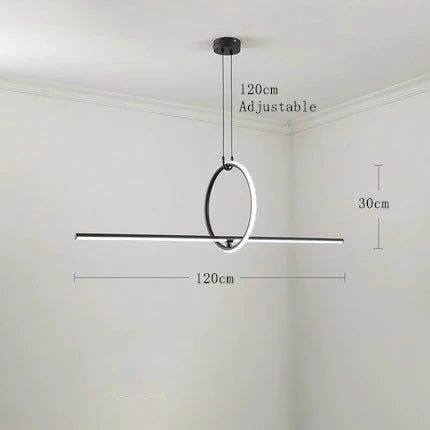 DecorBites™ LED Geometric Pendant Lights for Modern Living Room Decor