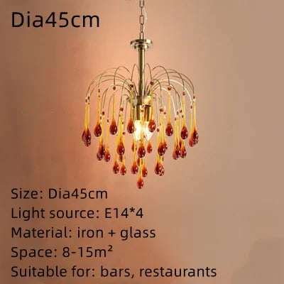 DecorBites™ Elegant Crystal Ceiling Chandelier for Stylish Home Decor