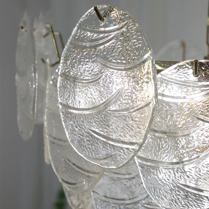 DecorBites™ LED Glass Chandelier Modern Minimalist Design Light Fixtures