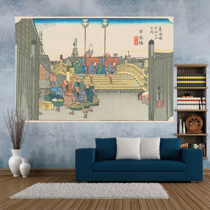 Fugaku Scenery Tapestry for Vintage Wall Art Aesthetic Home Decor by Decobites.