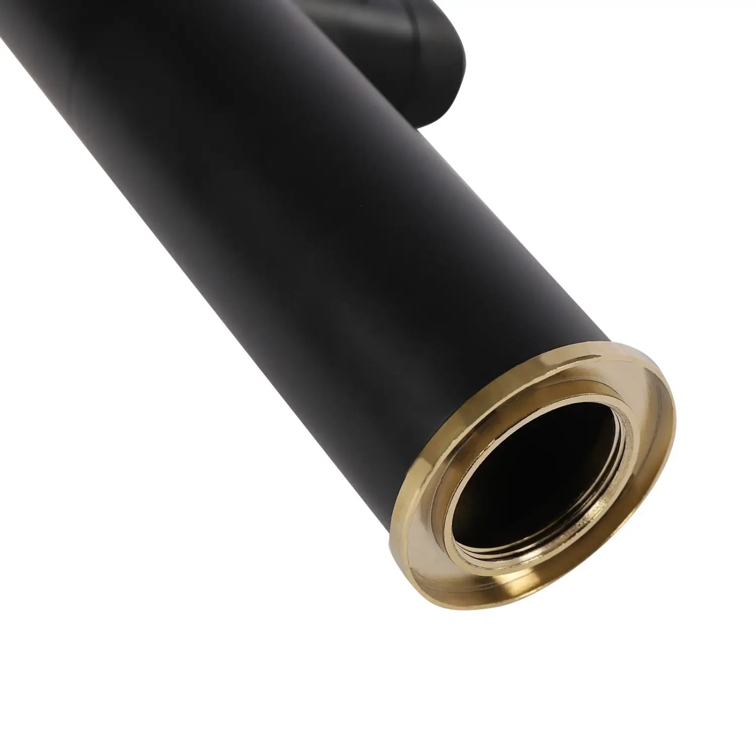 DecorBites™ Matte Black & Gold Bathroom Faucet Dual Water Modes