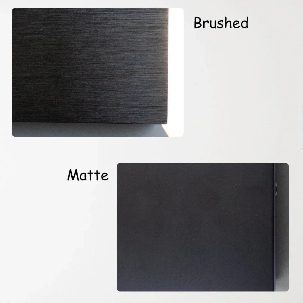 DecorBites™ LED Up Down Wall Lamps: Gold & Silver Aluminium Wall Light for Bedroom, Living Room, Corridor