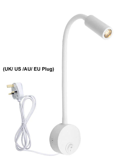 DecorBites™ Adjustable Indoor LED Wall Lamp Spotlight Fixture, Aluminum, Rotatable 350°