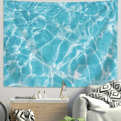 Decobites Sea Tapestry Landscape Wall Decoration Cloth for Room Layout & Dormitory Renovation