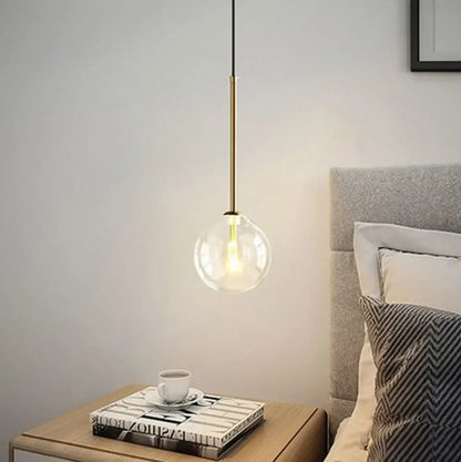 Decorbites™ Klares Glas-Chandelier-Pendant-Lampe Vintage Nordisch Glasball-Hängeleuchte
