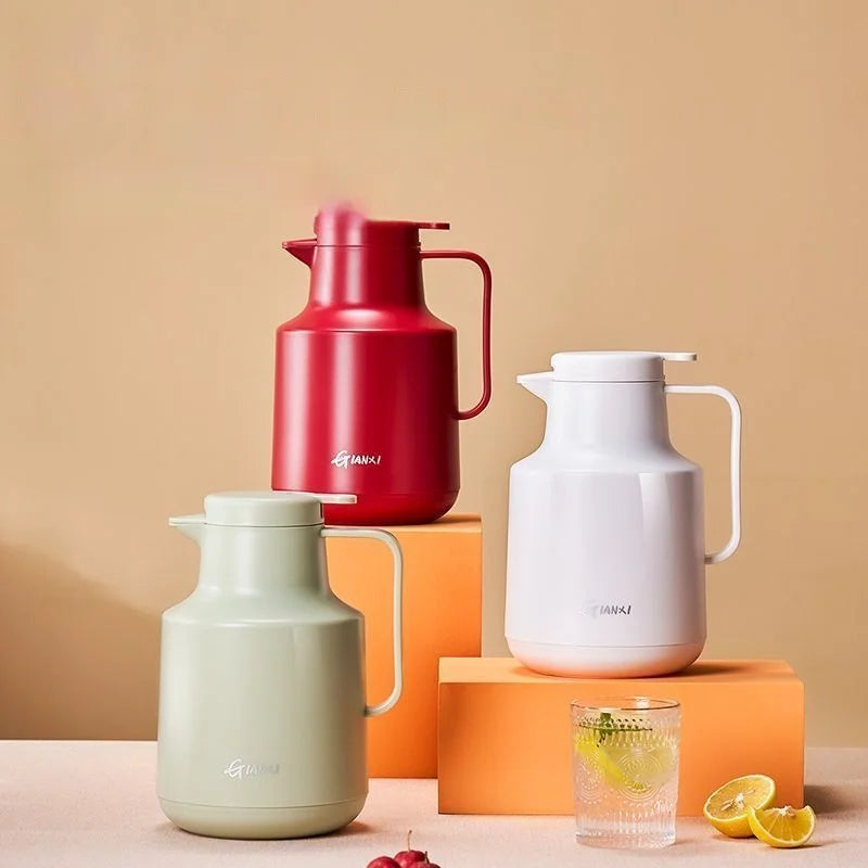 ديكوربايتس™ 1.5 لتر - بطانة زجاجية عازلة للحرارة لإبريق القهوة المفرغ - سعة كبيرة