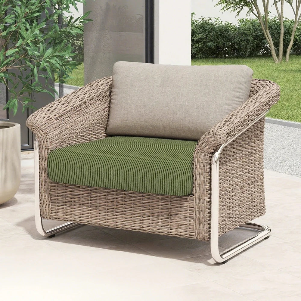 Striped Jacquard Sofa Slipcover