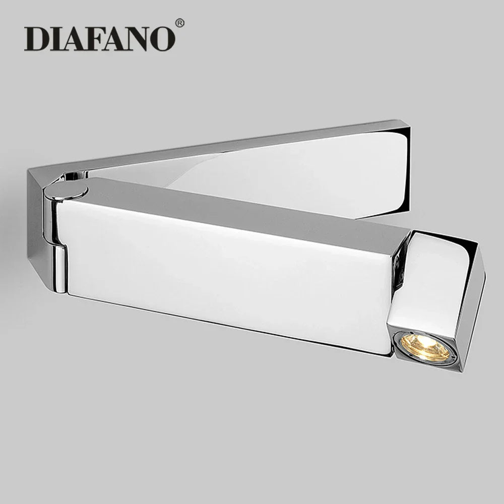 DecorBites™ LED Bedside Wall Light 3W Angle Adjustable Sconce for Corridor Bedroom