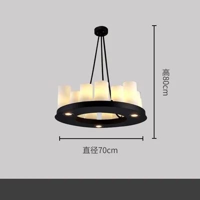 DecorBites™ Glass LED Chandelier - Stylish Lighting for Home Decor & Dining Room