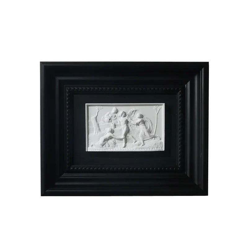 DecorBites™ Abstract Figure Relief Sculpture Decorative Painting Wall Decoration