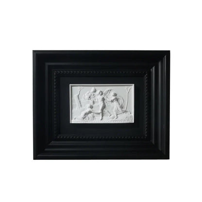 DecorBites™ Abstract Figure Relief Sculpture Decorative Painting Wall Decoration