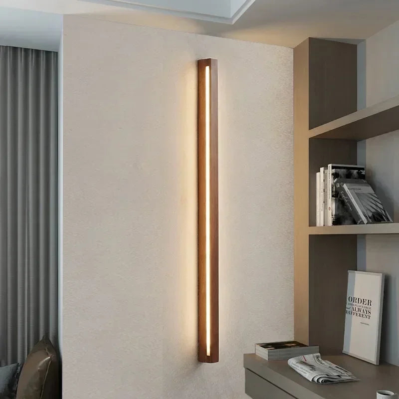 Wood Strip Wall Lamp
