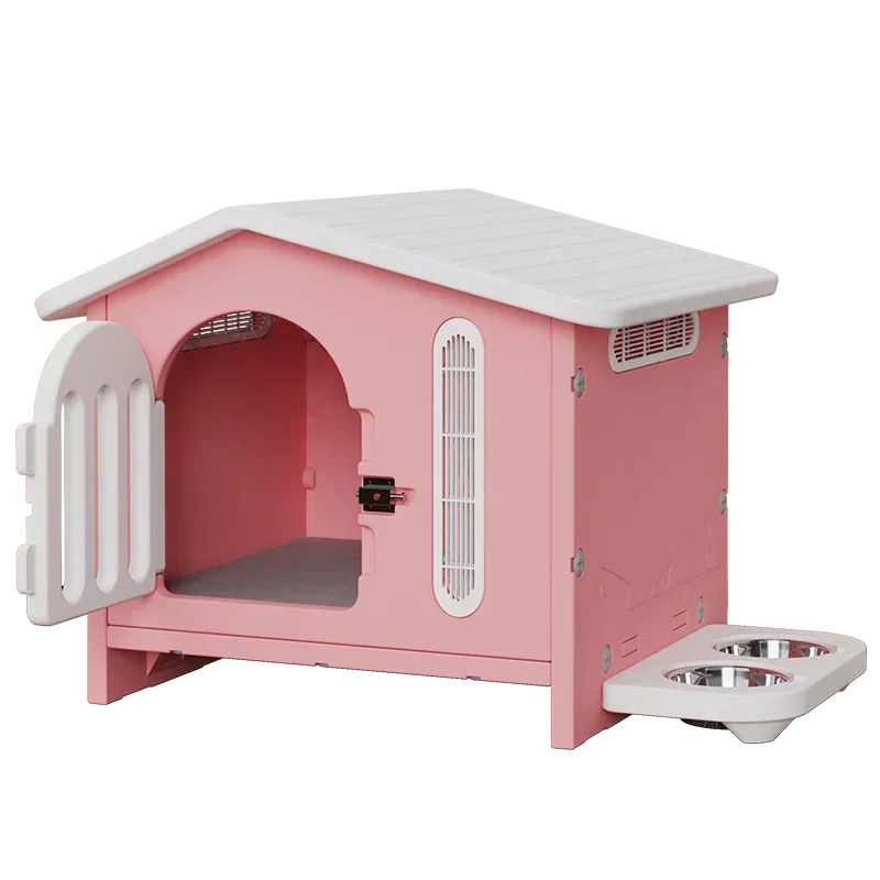 DecorBites™ Breathable Four Seasons Dog House for Indoor Balcony, Patio, Living Room, or Garden