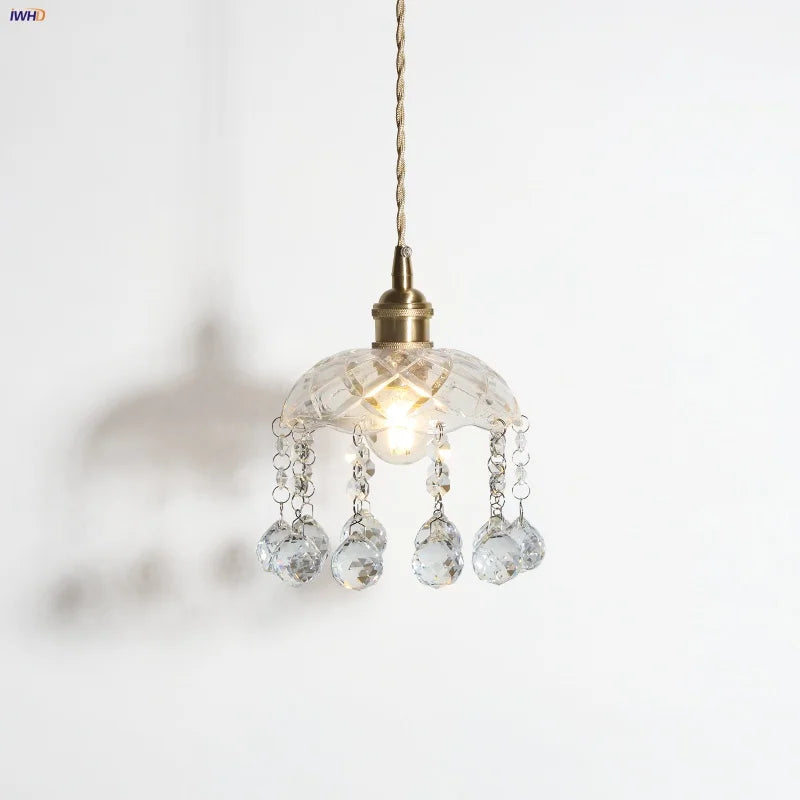 DecorBites™ Clear Glass LED Pendant Lights for Home Decor and Lighting
