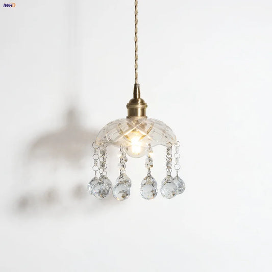 DecorBites™ Clear Glass LED Pendant Lights for Home Decor and Lighting