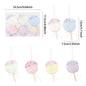 1Box Christmas Ball Ornament Balice Ice Cream Candy Shapes Xmas Tree Hanging  Pendants Home Party Navidad Christmas Decor 2024