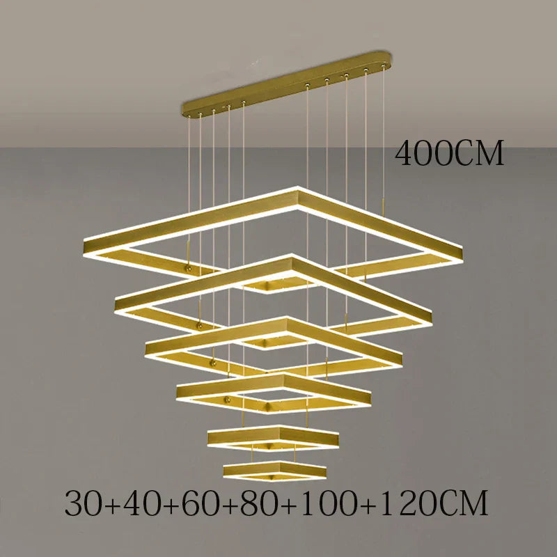 DecorBites™ LED Chandeliers Pendant Light Lamps for Living & Dining Room