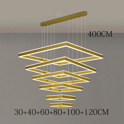 DecorBites™ LED Chandeliers Pendant Light Lamps for Living & Dining Room