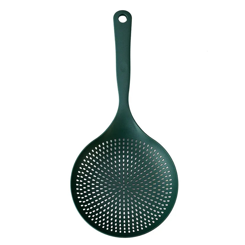 Juego de Cocina Decorbites™: Colador, Cuchara para Fideos, Cuchara de Mango Largo, Sartén Antiadherente - 4 piezas
