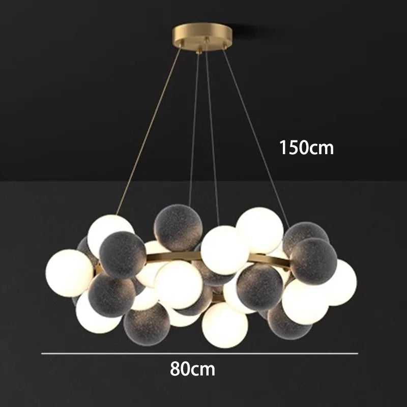 Lámparas de araña colgantes LED Decorbites™ para la decoración moderna del hogar, iluminación interior para sala de estar y comedor